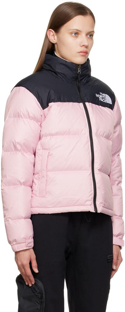 Pink 1996 Retro Nuptse Packable Down Jacket商品第2张图片规格展示