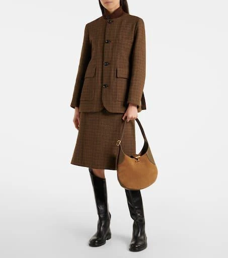 商品Loro Piana|Bobbin Medium leather shoulder bag,价格¥27546,第5张图片详细描述