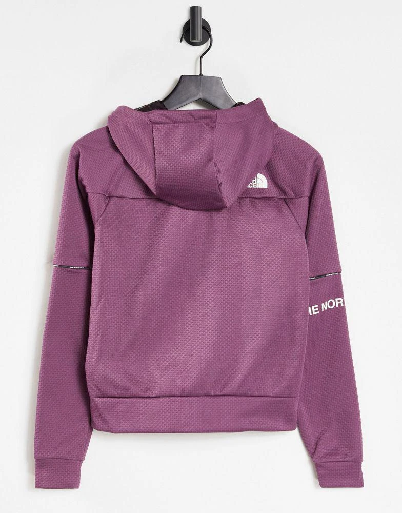 商品The North Face|The North Face Training Mountain Athletic full zip hoodie in purple,价格¥406,第2张图片详细描述