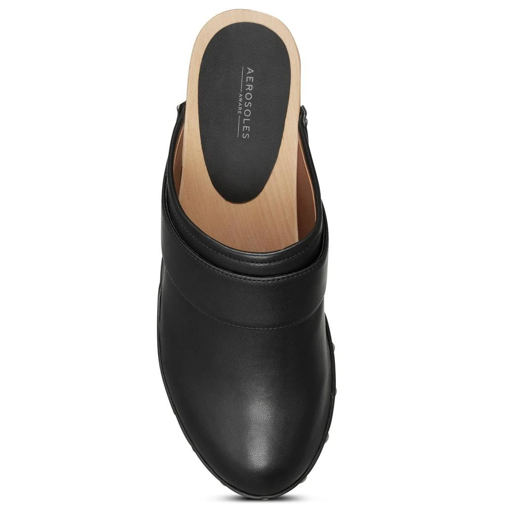 商品Aerosoles|Vegan Leather Pedro Platform Clogs,价格¥944,第4张图片详细描述