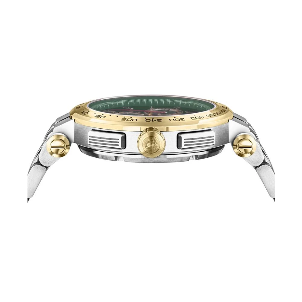 商品Versace|Men's Swiss Chronograph Aion Two-Tone Stainless Steel Bracelet Watch 45mm,价格¥10507,第2张图片详细描述