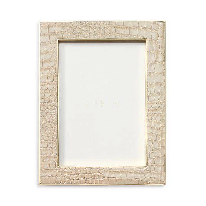 商品AERIN|Classic Croc Leather Frame, 5" x 7",价格¥3620,第5张图片详细描述