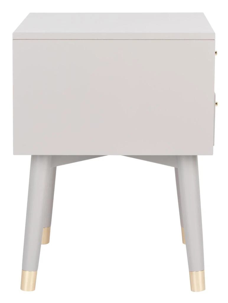 商品Safavieh|Lyla Mid Century Retro Silver Cap Nightstand,价格¥1560,第5张图片详细描述