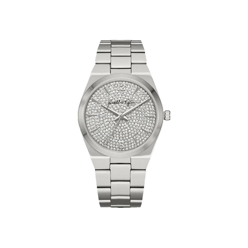 iTouch Women's Silver-Tone Metal Bracelet Watch商品第1张图片规格展示