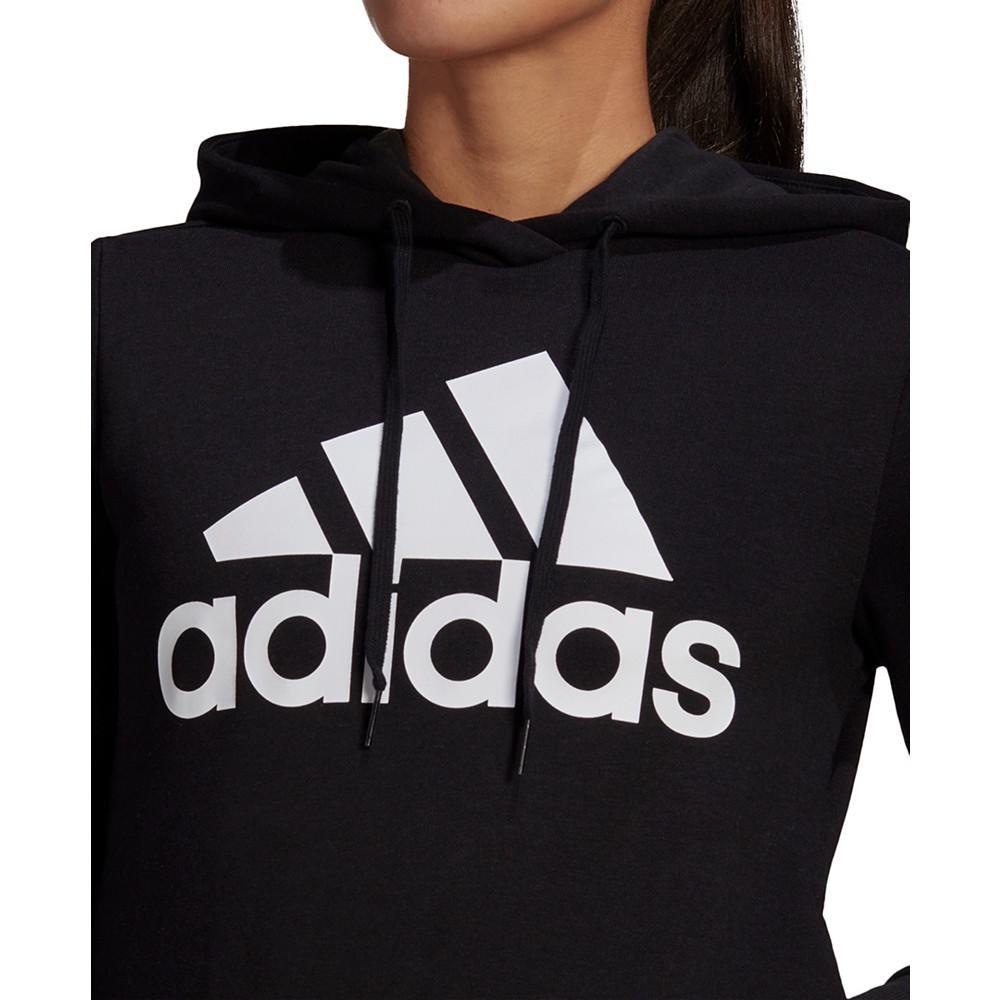 商品Adidas|Women's Logo Fleece Sweatshirt Hoodie,价格¥406,第4张图片详细描述