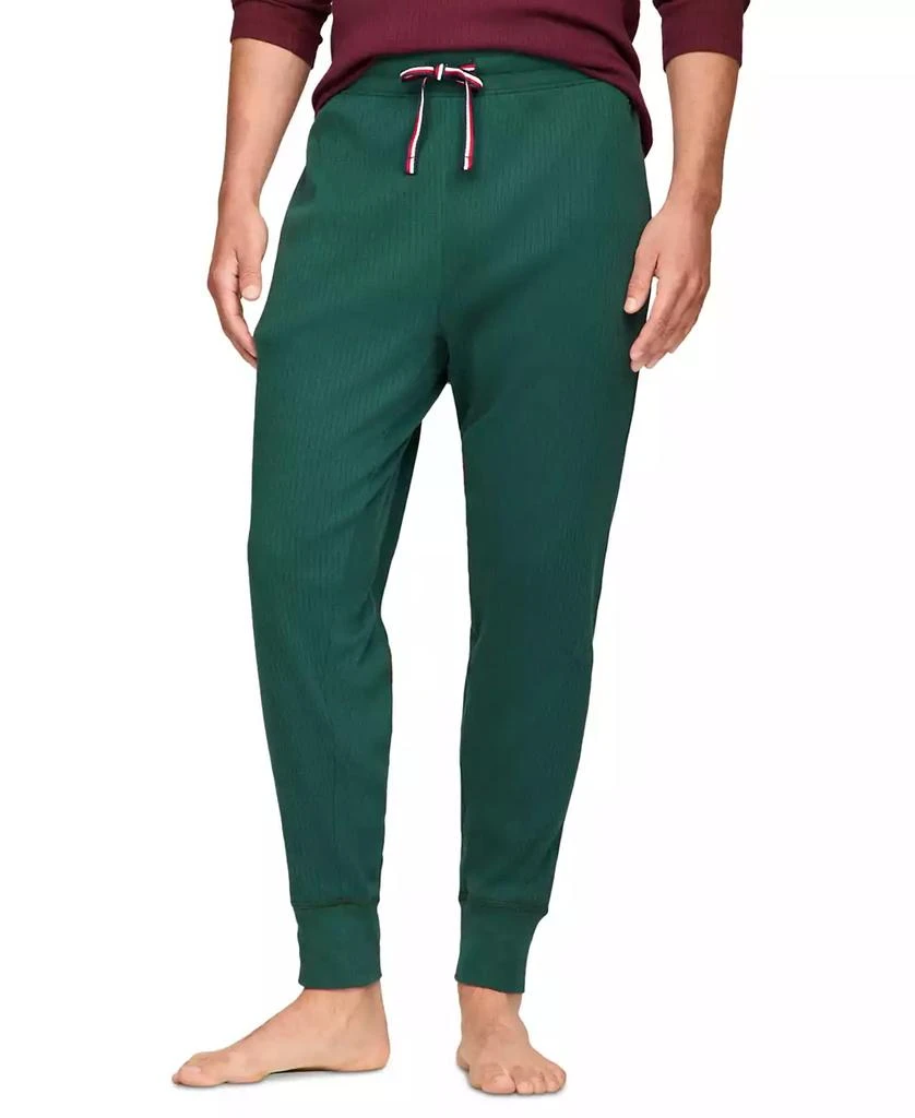 商品Tommy Hilfiger|Men's Ribbed Jogger Pajama Pants,价格¥85,第1张图片