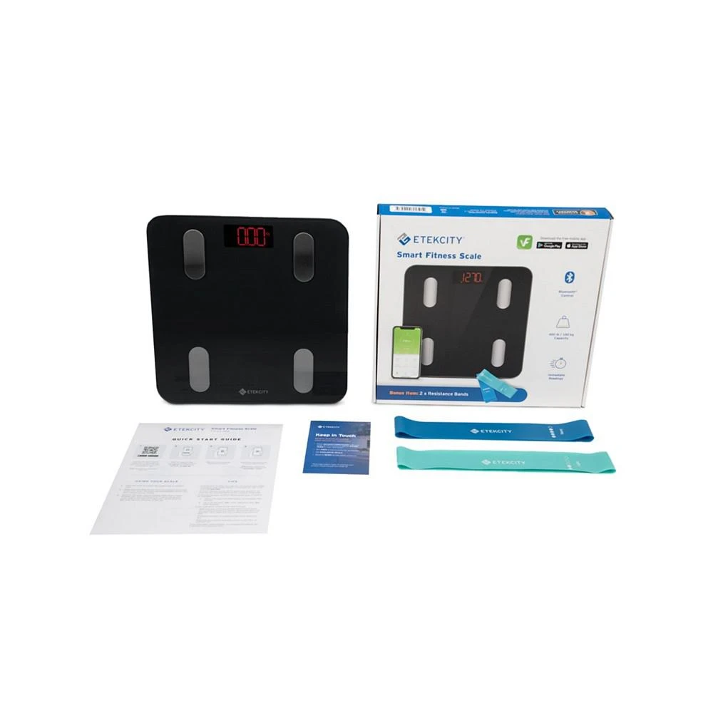 商品Etekcity|Smart Fitness Scale with Resistance Bands,价格¥186,第4张图片详细描述