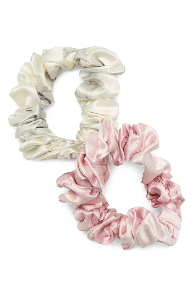 商品Slip|Large Silk Scrunchies - Set of 2,价格¥114,第1张图片