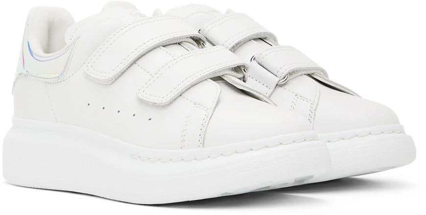商品Alexander McQueen|Kids White Oversized Sneakers,价格¥1549,第4张图片详细描述