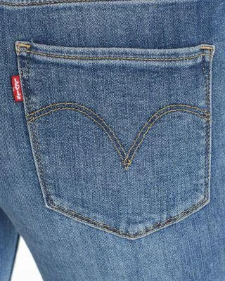 商品Levi's|724 Straight Crop Jeans in Indigo Pixel,价格¥437,第5张图片详细描述