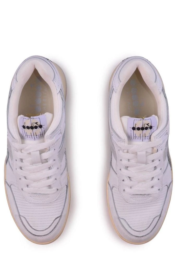 商品Diadora|Diadora Heritage Panelled Lace-Up Sneakers,价格¥1145,第5张图片详细描述