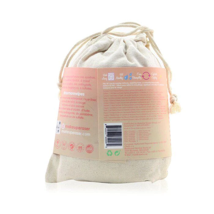 商品MakeUp Eraser|MakeUp Eraser 桃色清洁套装：7x 迷你卸妆巾 + 1x 发带 + 1x 包 One Size,价格¥220,第3张图片详细描述
