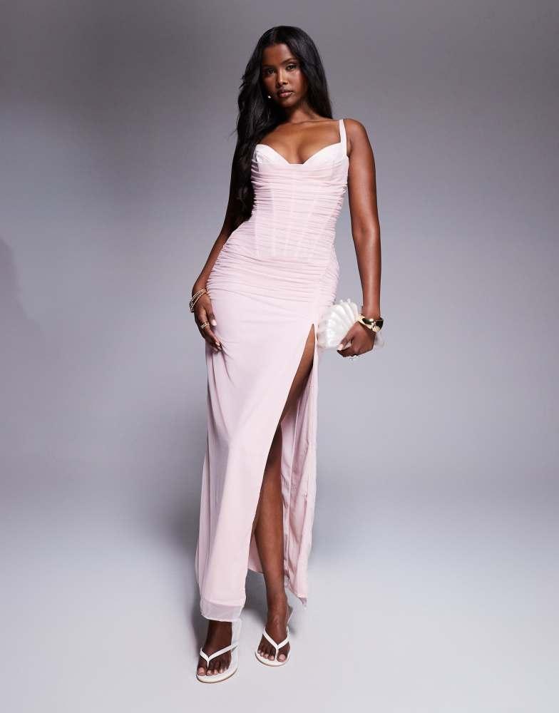 pink house dress Adele Cotton Dress