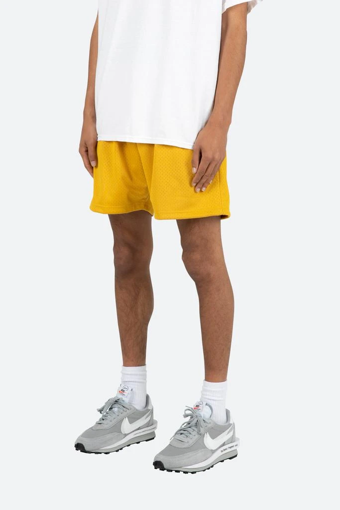 商品MNML|Classic Mesh Shorts - Yellow,价格¥182,第2张图片详细描述
