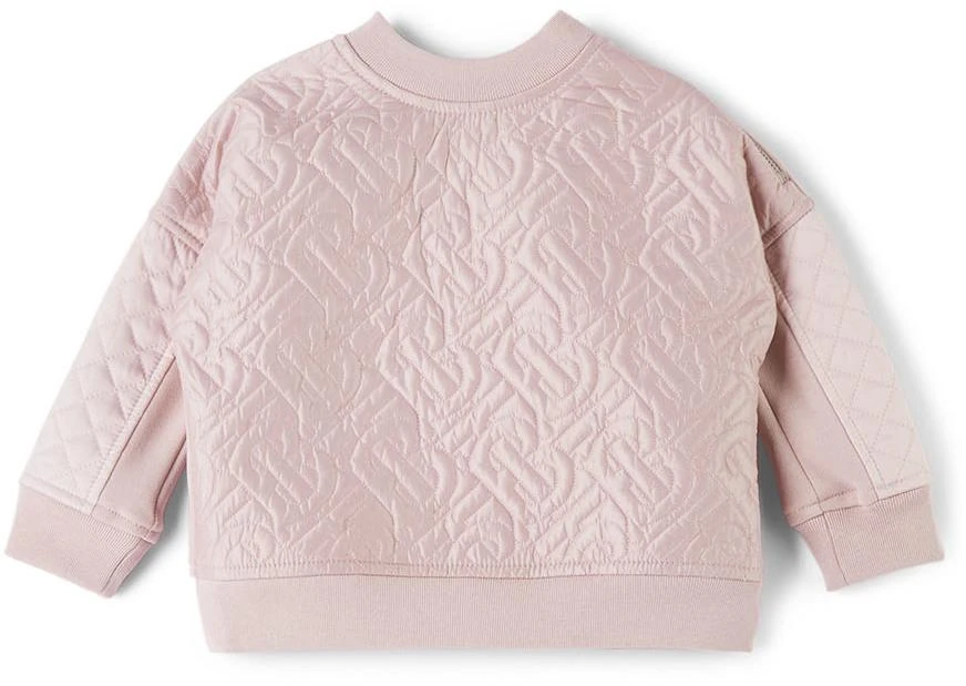 商品Burberry|Baby Pink Quilted Timothie Sweatshirt,价格¥611,第1张图片