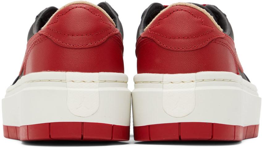 Black & Red Air Jordan 1 Elevate SE Low Sneakers商品第2张图片规格展示