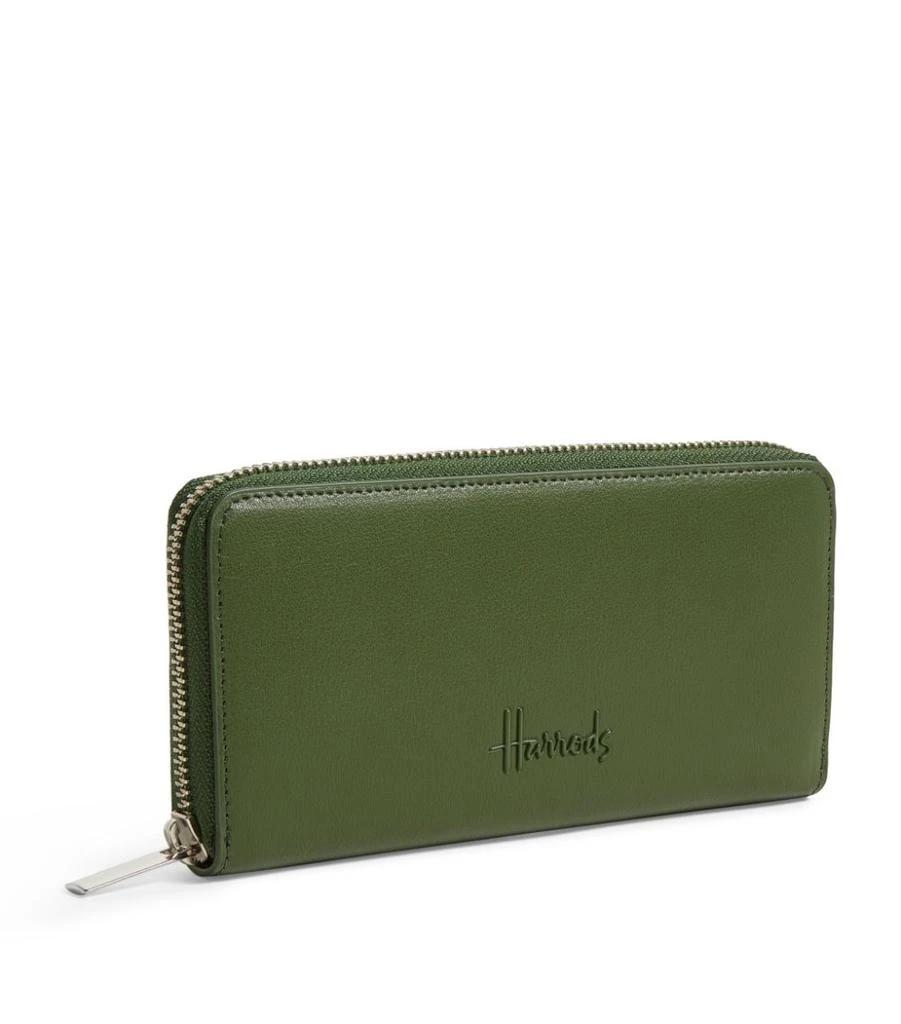 商品Harrods|Leather Kensington Zip-Around Wallet,价格¥589,第3张图片详细描述