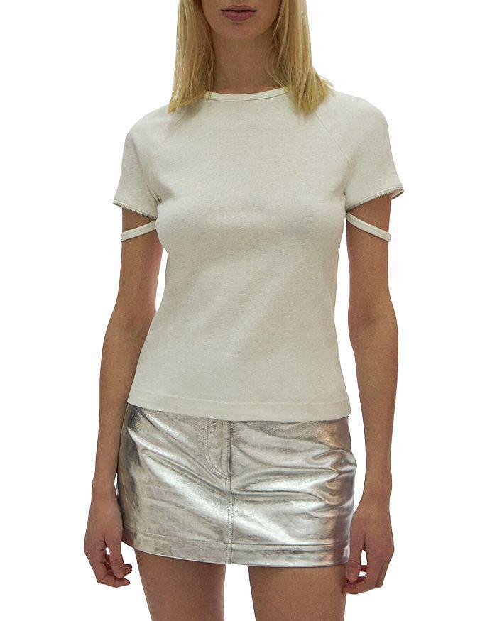 商品Helmut Lang|Split Cuff Top,价格¥634-¥1075,第1张图片