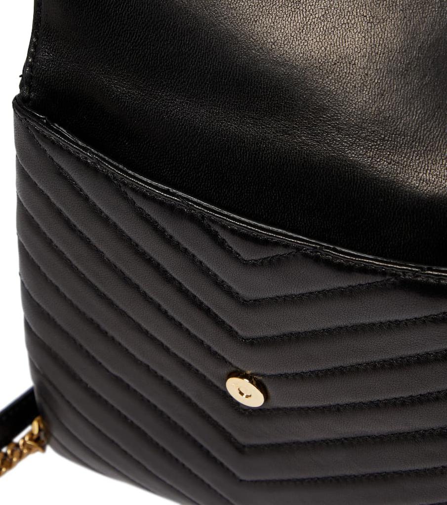 Double Flap leather crossbody bag商品第3张图片规格展示