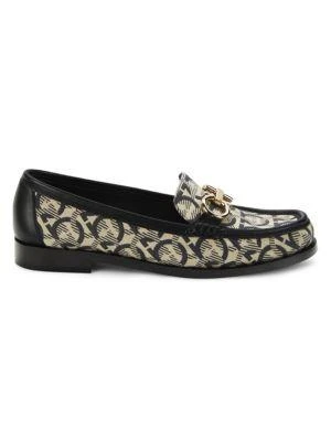 商品Salvatore Ferragamo|Monogram Gancini Bit Loafers,价格¥2248,第1张图片