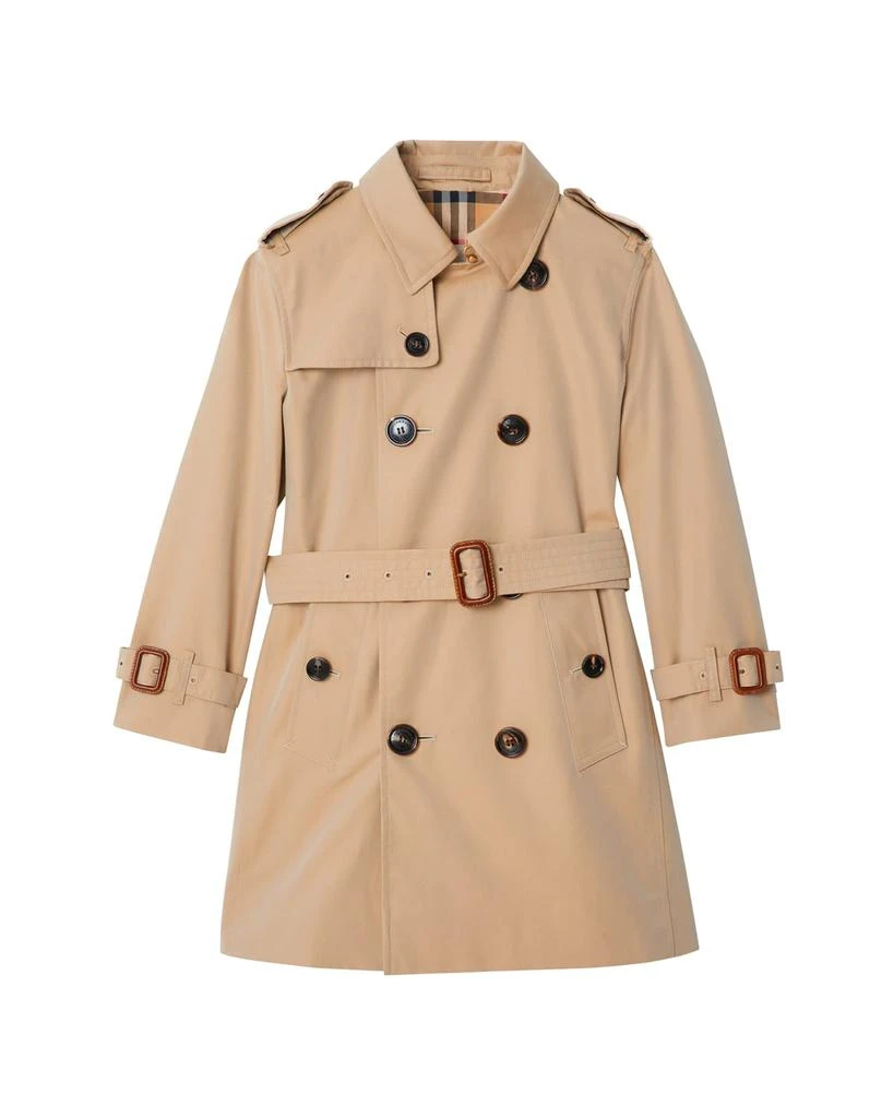 商品Burberry|Mayfair Collared Trench Coat, Size 3-14,价格¥8181,第1张图片