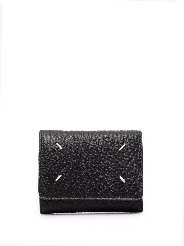 商品MAISON MARGIELA|Maison Margiela Women's  Black Leather Wallet,价格¥3410,第1张图片