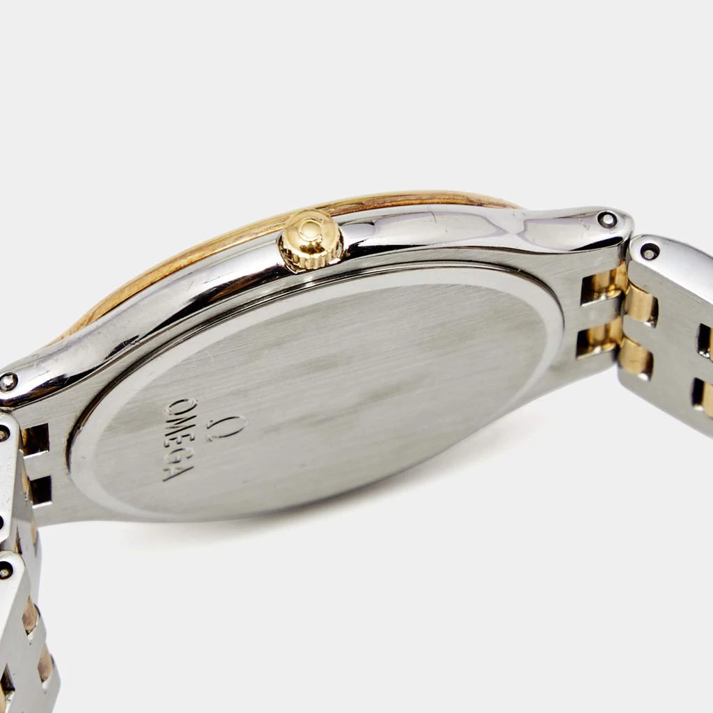 Omega Champagne 18k Yellow Gold Stainless Steel DeVille Symbol 196.0316 Women's Wristwatch 32 mm  商品