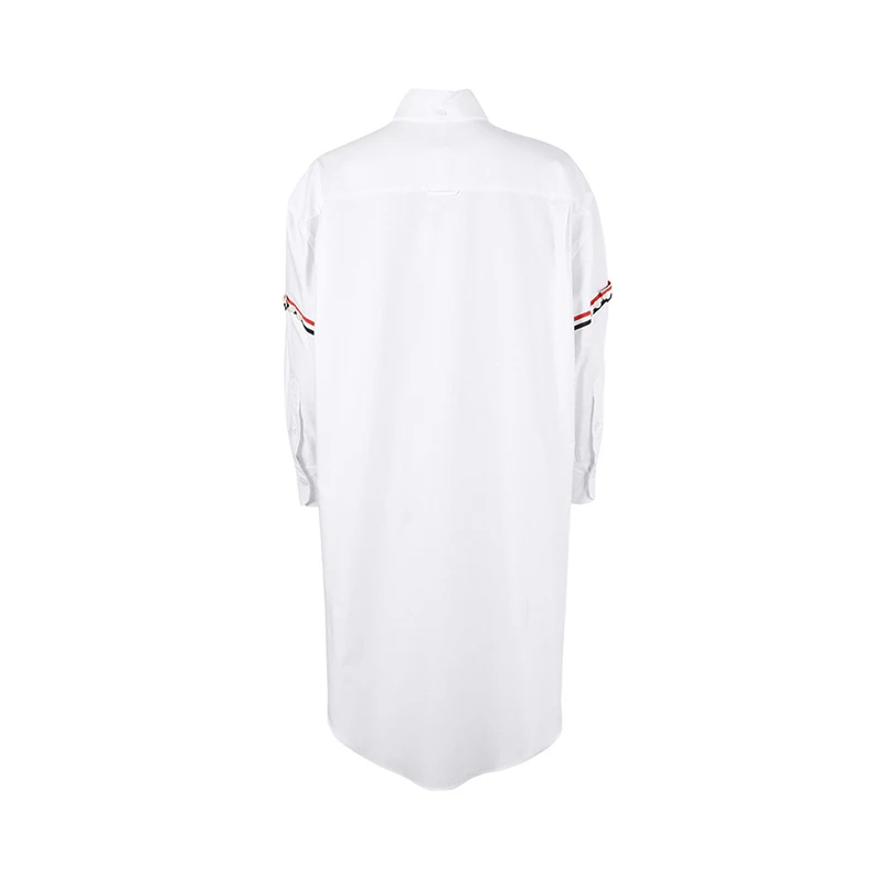 THOM BROWNE 女士白色牛津纺臂章衬衫衬衣 FDSA11A-02188-100 商品