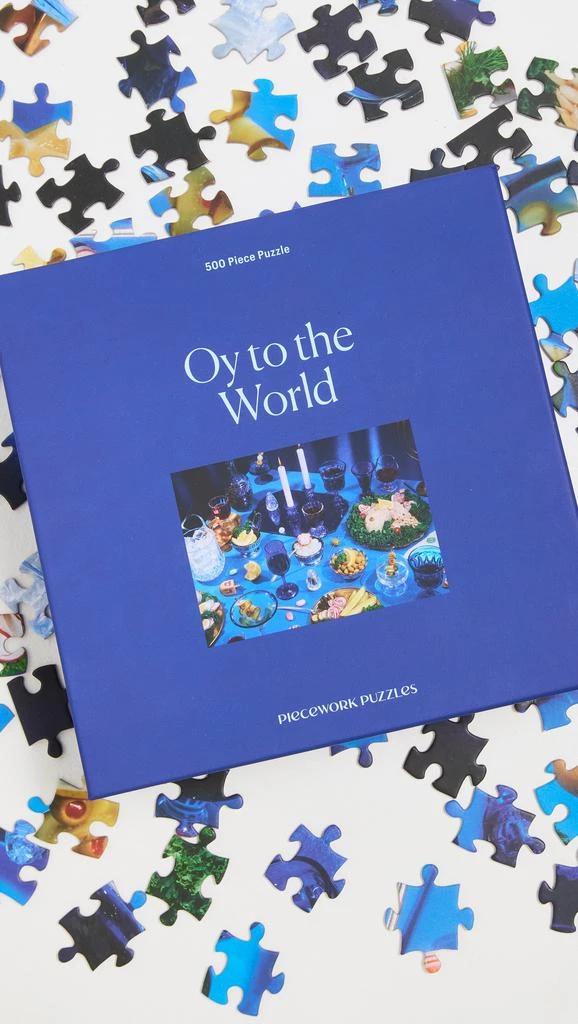 商品Piecework Puzzles|拼图 Oy To The World 500 片拼图,价格¥118,第4张图片详细描述