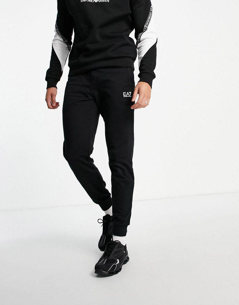 Armani EA7 core ID logo joggers in black商品第1张图片规格展示