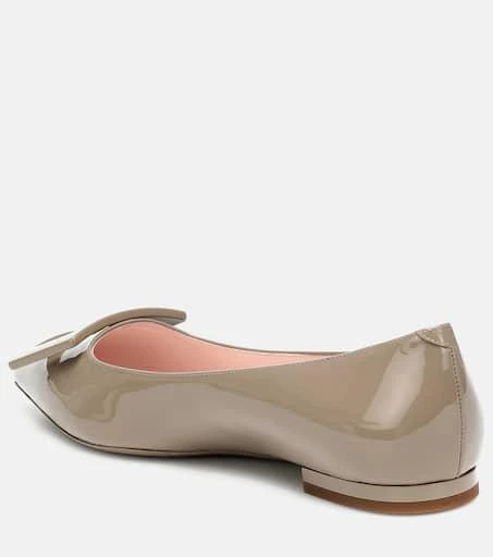 商品Roger Vivier|Gommettine Ball leather ballet flats,价格¥5880,第3张图片详细描述