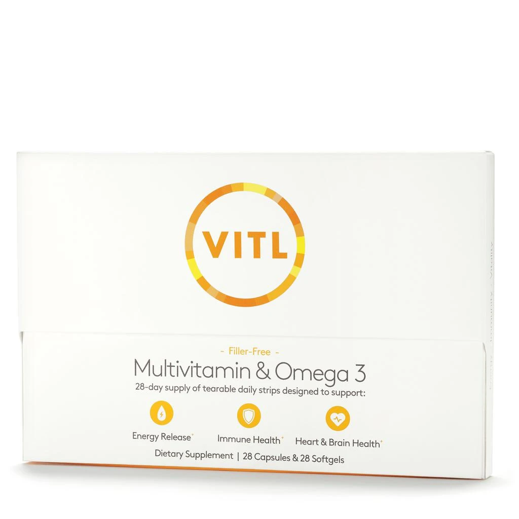 商品VITL Essentials – Multivitamin & Omega 3|复合维生素欧米茄3 28粒,价格¥224,第1张图片