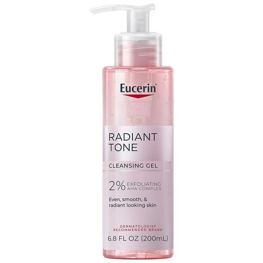 商品Eucerin Face|Radiant Tone Cleansing Gel, Face Cleanser With AHA Complex,价格¥141,第1张图片