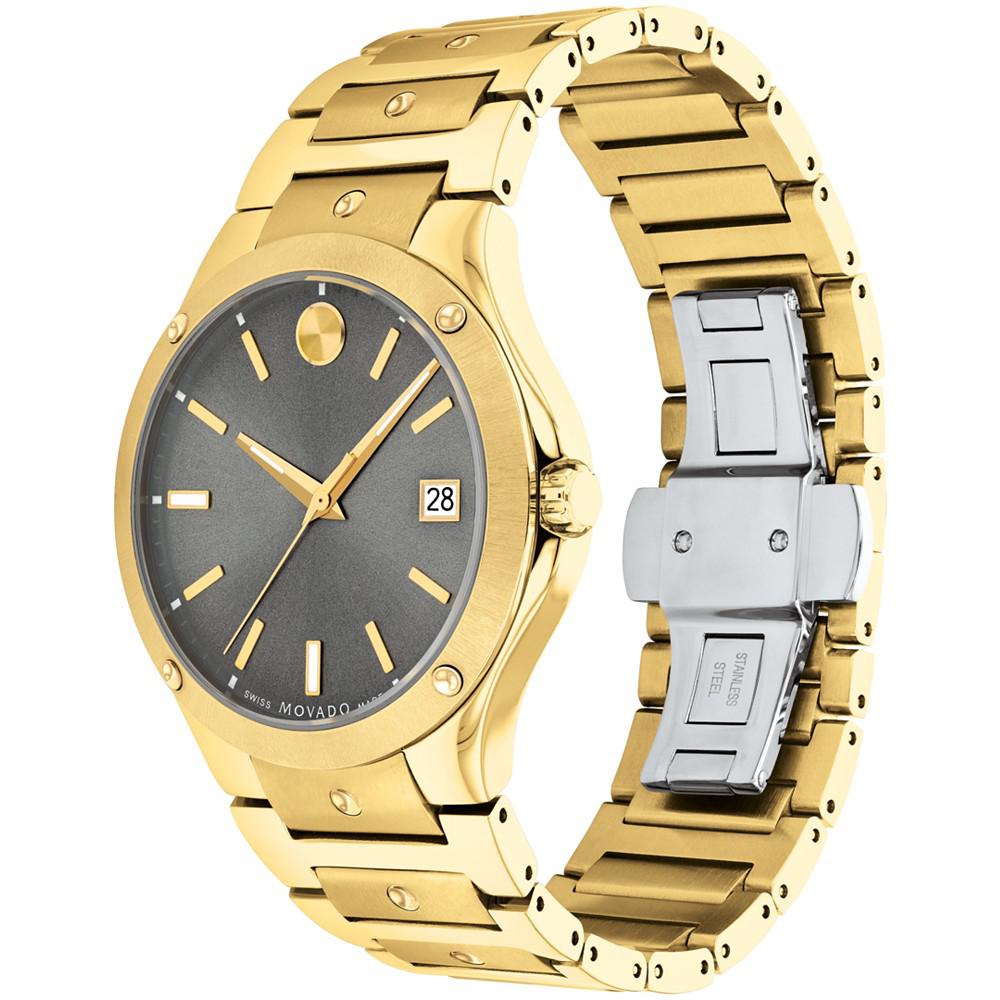 Men's Se Swiss Quartz Yellow Physical Vapor Deposition Bracelet Watch 41mm商品第2张图片规格展示