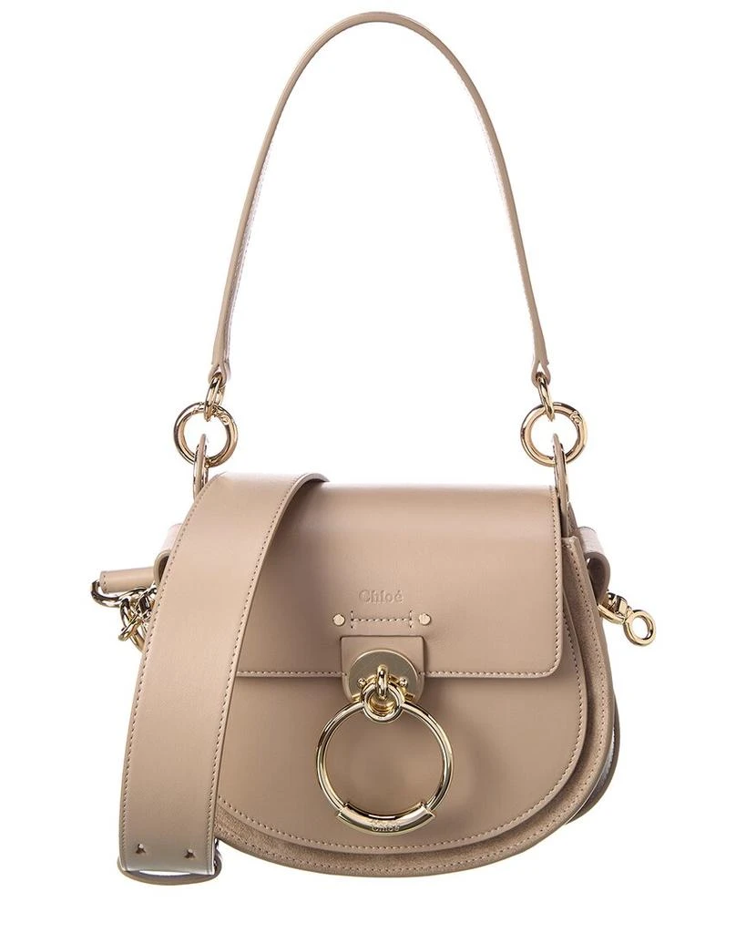 商品Chloé|Chloe Tess Small Leather & Suede Shoulder Bag,价格¥8518,第1张图片
