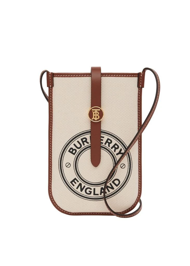 商品Burberry|Logo graphic canvas anne phone case with strap,价格¥4294,第1张图片