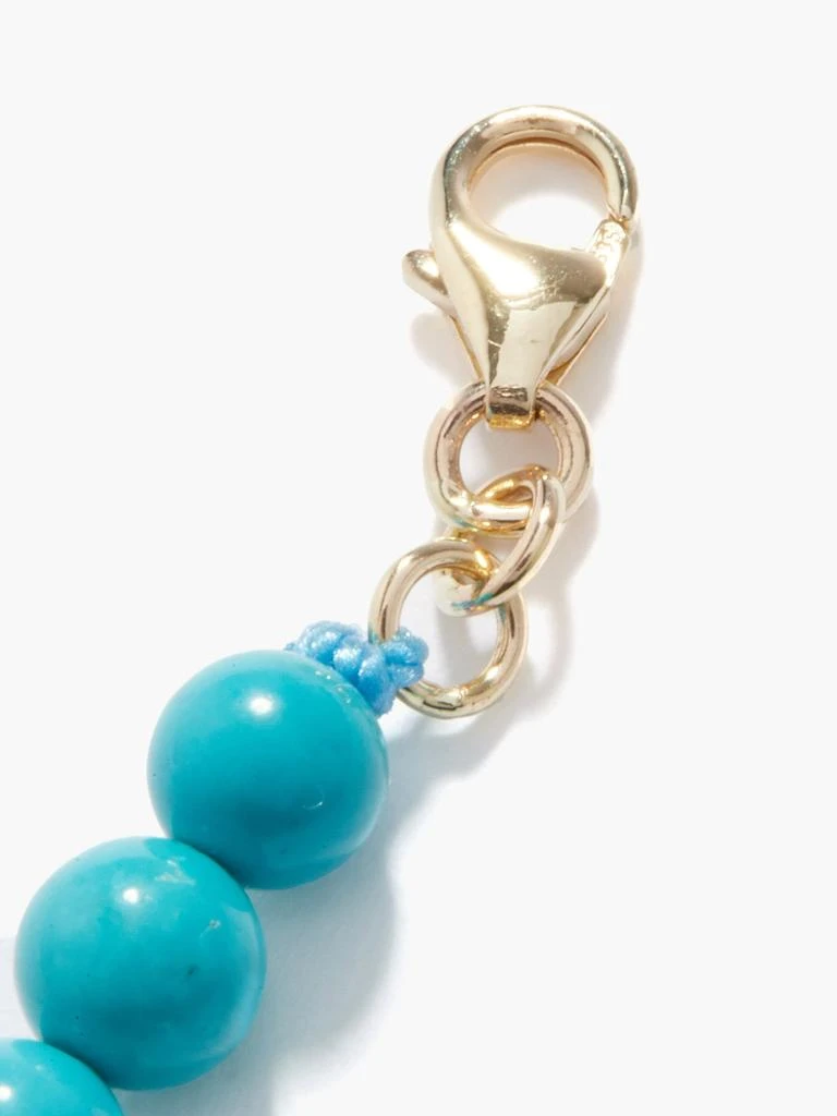 商品MATEO|Turquoise & 14kt gold anklet,价格¥3294,第4张图片详细描述