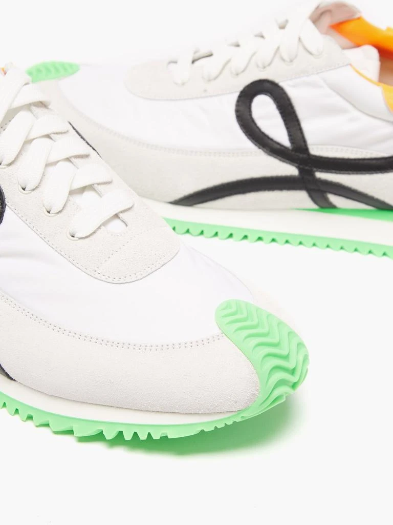 商品Loewe|Flow Runner nylon and suede trainers,价格¥6061,第2张图片详细描述