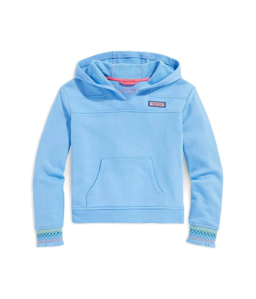 商品Vineyard Vines|Smocked Sleeve Hoodie Shep (Toddler/Little Kids/Big Kids),价格¥471,第1张图片