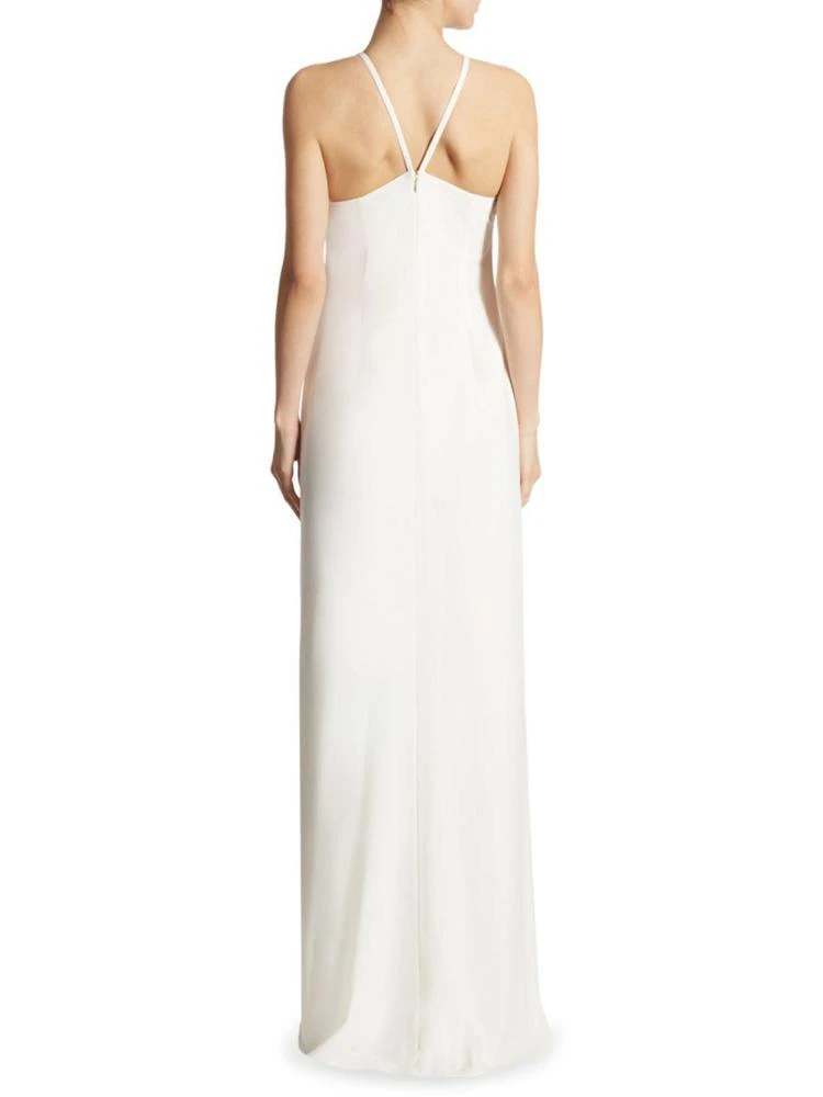 商品Halston Heritage|Lace-Inset Crepe Gown,价格¥1176,第2张图片详细描述
