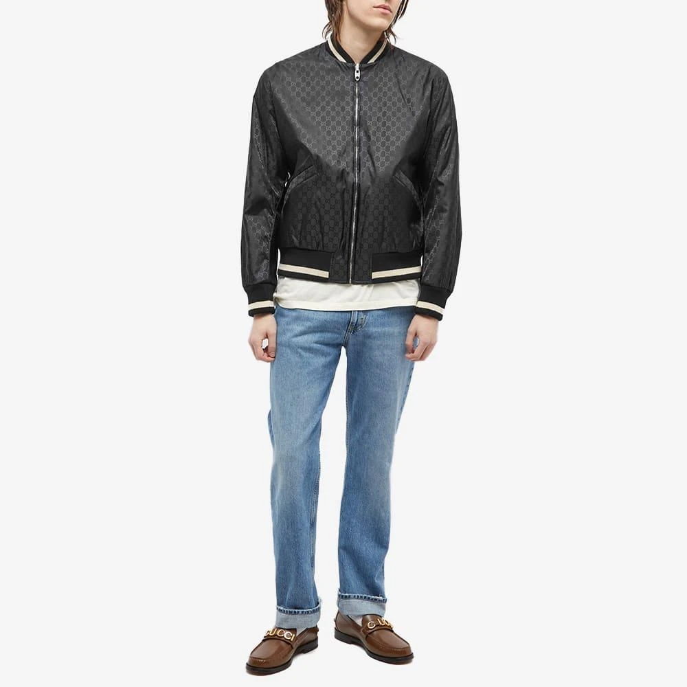 商品Gucci|Gucci Nylon Jaquard Bomber Jacket,价格¥14723,第4张图片详细描述