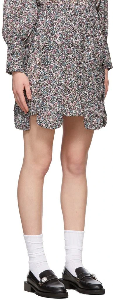商品Ganni|Multicolor Floral Crêpe Mini Skirt,价格¥668,第2张图片详细描述