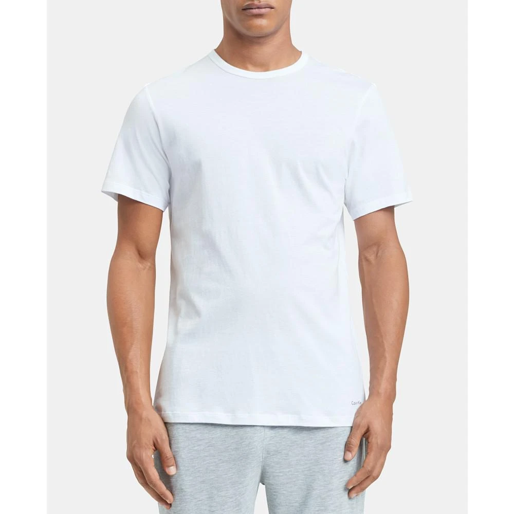 商品Calvin Klein|Men's 5-Pk. Cotton Classics Crew Neck Slim Fit Undershirts,价格¥189,第2张图片详细描述