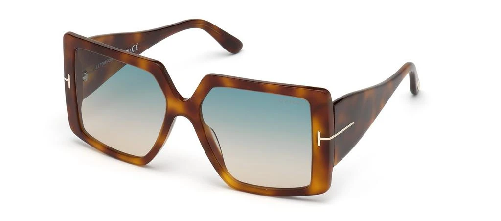 商品Tom Ford|Tom Ford Quinn FT0790 53P Square Sunglasses,价格¥1475,第1张图片