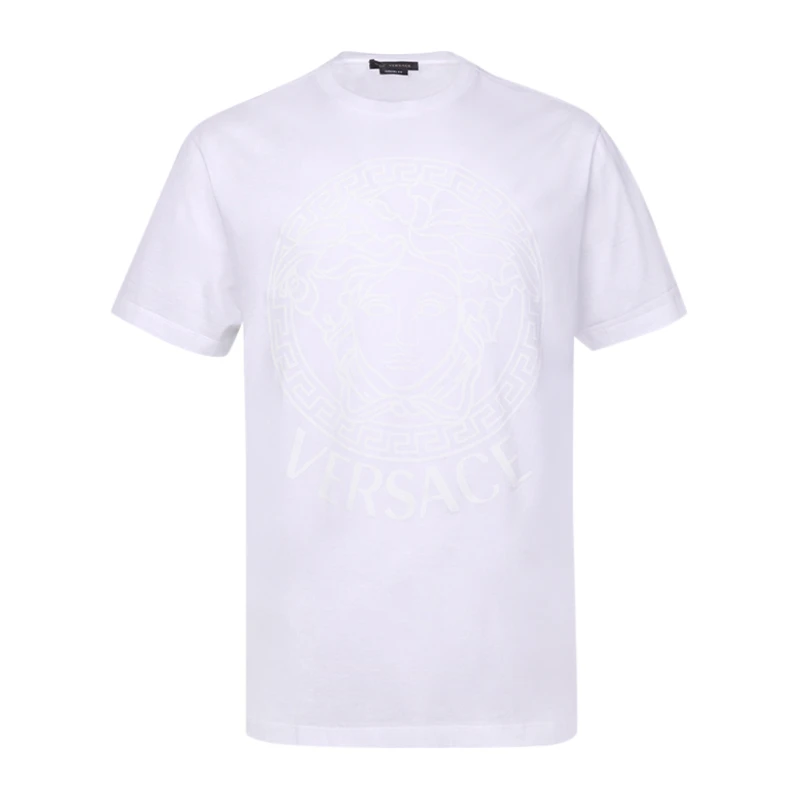 商品[国内直发] Versace|VERSACE 范思哲 男士白色T恤 A85172-A228806-A1001,价格¥1745,第1张图片