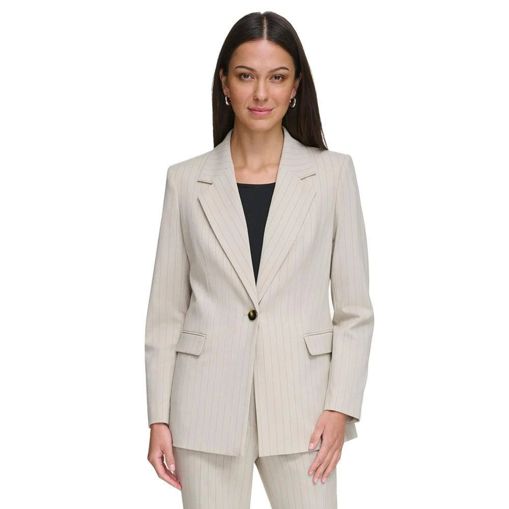 商品DKNY|Women's Notched Collar One-Button Blazer,价格¥238,第4张图片详细描述