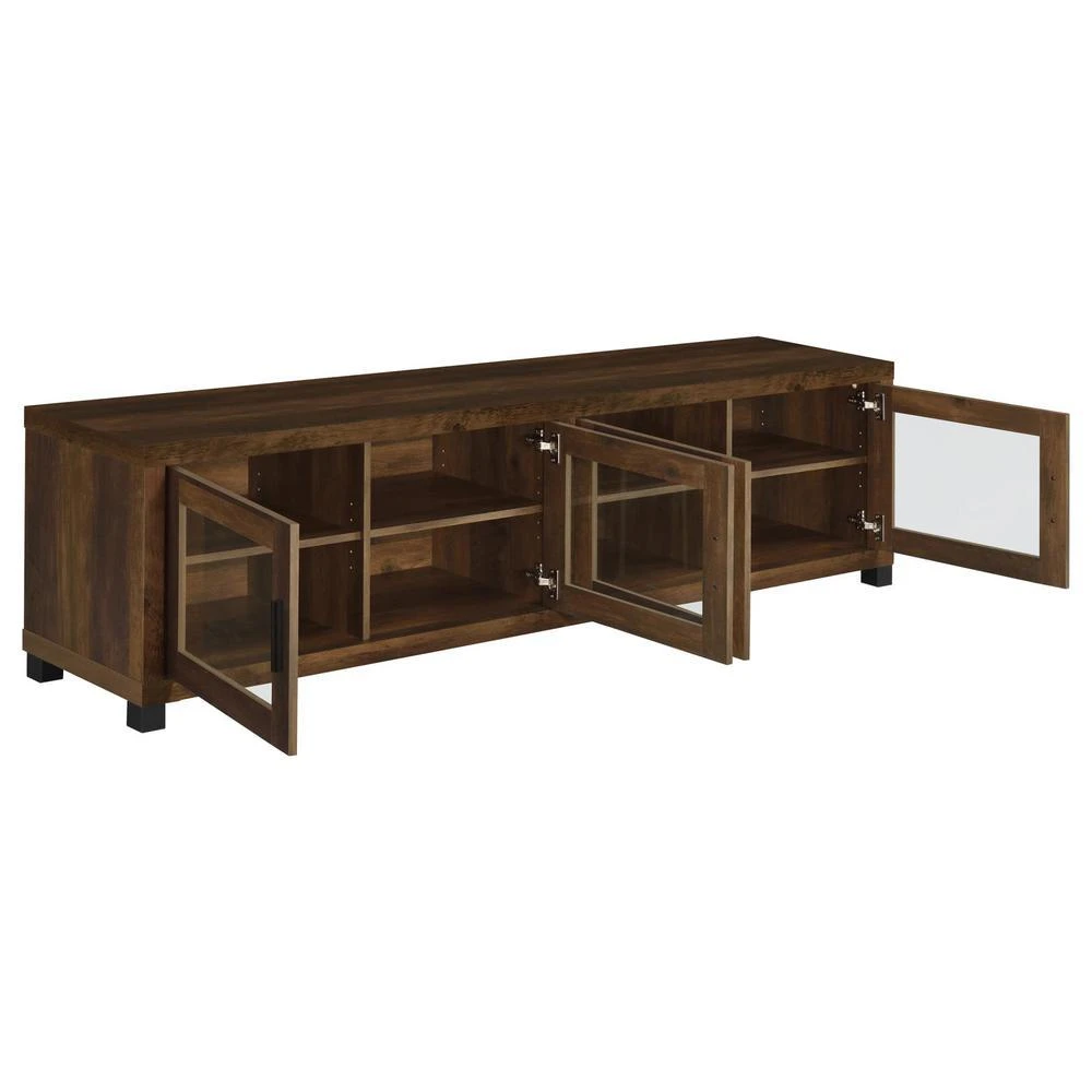 商品Coaster Co. of America|Sachin Rectangular TV Console with Glass Doors,价格¥2866,第3张图片详细描述