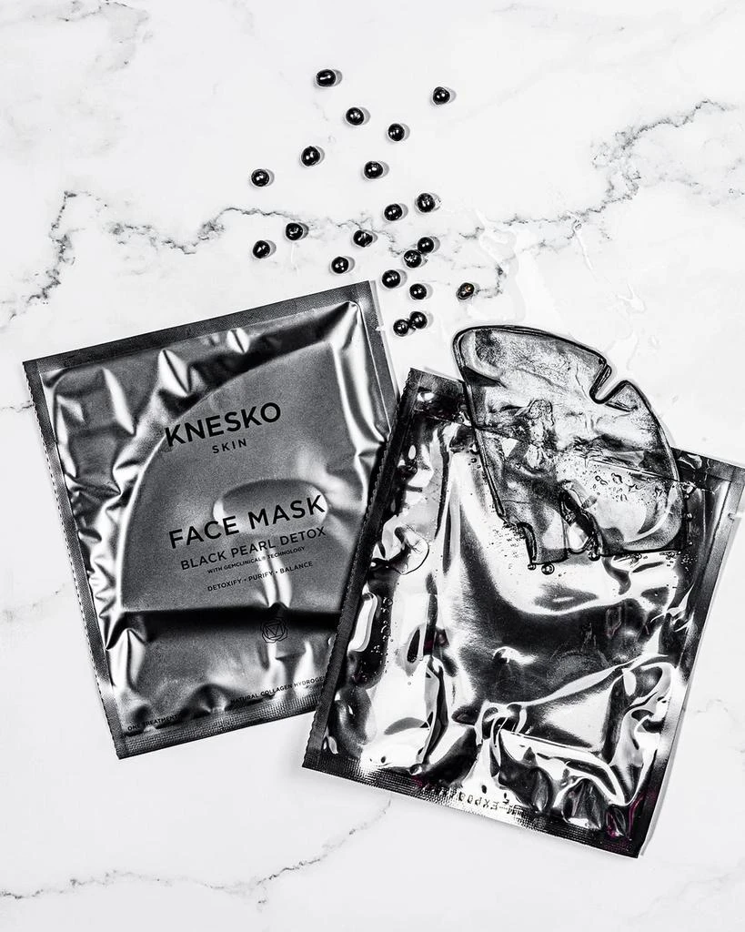 商品Knesko Skin|Black Pearl Detox Face Mask (4 Treatments),价格¥970,第3张图片详细描述