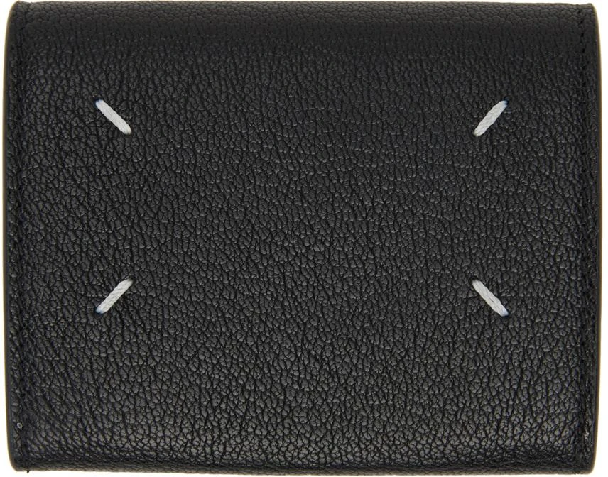 商品MAISON MARGIELA|Black Leather Card Holder,价格¥2570,第2张图片详细描述