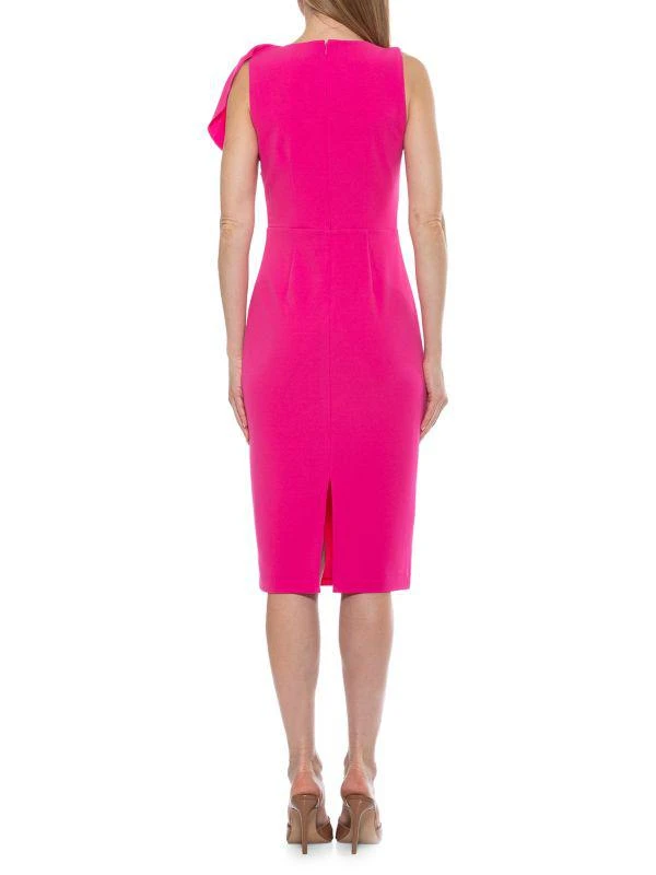 商品ALEXIA ADMOR|Amazon Draped Midi Sheath Dress,价格¥282,第2张图片详细描述